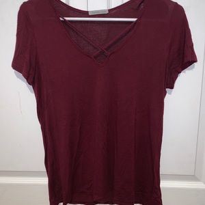 Charlotte Russe Burgundy top